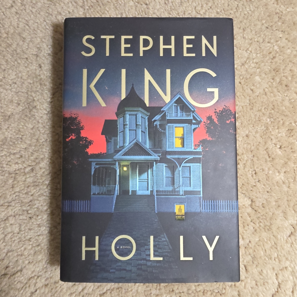 Stephen King 'Holly' Hardcover Book - Black and Red